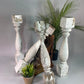 Balusters - 4 White Wood Balusters Reclaimed Spindles Porch Post House Trim A61 by The Old Grainery (Architectural, Candle...