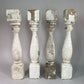 Balusters - 4 White Wood Balusters Reclaimed Spindles Porch Post House Trim A61 by The Old Grainery (Architectural, Candle...