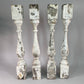 Balusters - 4 White Wood Balusters Reclaimed Spindles Porch Post House Trim A64 by The Old Grainery (Architectural, Candle...