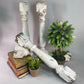 Balusters - 4 White Wood Balusters Reclaimed Spindles Porch Post House Trim A54 by The Old Grainery (Architectural, Carpen...