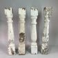Balusters - 4 White Wood Balusters Reclaimed Spindles Porch Post House Trim A55 by The Old Grainery (Architectural, Carpen...