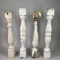 Balusters - 4 White Wood Balusters Reclaimed Spindles Porch Post House Trim A56 by The Old Grainery (Architectural, Carpen...
