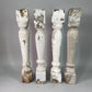 Balusters - 4 White Wood Balusters Reclaimed Spindles Porch Post House Trim A51 by The Old Grainery (Architectural, Carpen...