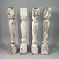 Balusters - 4 White Wood Balusters Reclaimed Spindles Porch Post House Trim A51 by The Old Grainery (Architectural, Carpen...