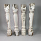Balusters - 4 White Wood Balusters Reclaimed Spindles Porch Post House Trim A51 by The Old Grainery (Architectural, Carpen...