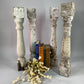 Balusters - 4 White Wood Balusters Reclaimed Spindles Porch Post House Trim A52 by The Old Grainery (Architectural, Carpen...