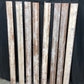 Craft Supplies & Tools > Raw Materials > Wood > Boards & Planks - 8 Reclaimed Wainscoting Bead Board Pieces, Architectural...