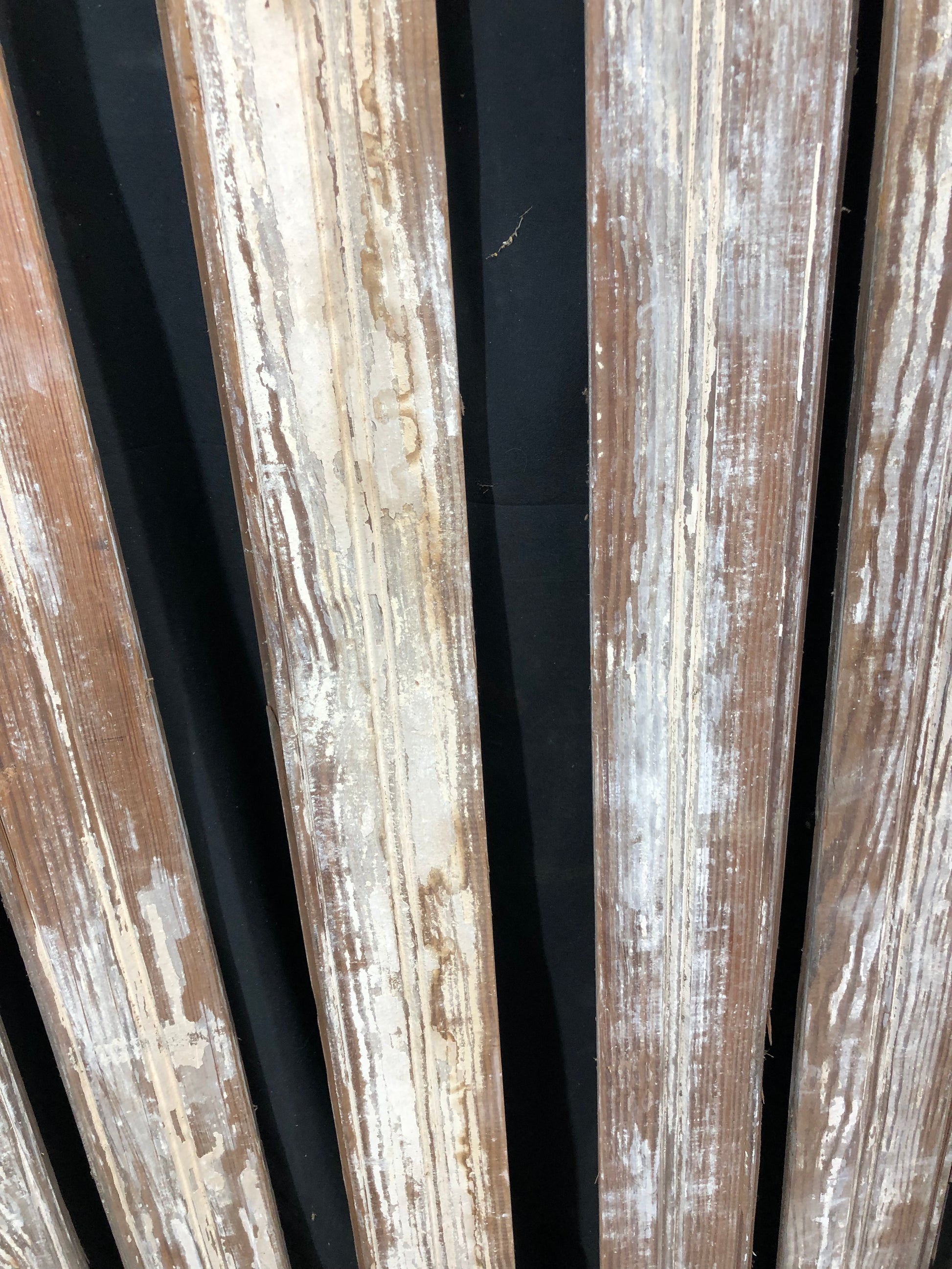 Craft Supplies & Tools > Raw Materials > Wood > Boards & Planks - 8 Reclaimed Wainscoting Bead Board Pieces, Architectural...