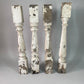 Balusters - 4 White Wood Balusters Reclaimed Spindles Porch Post House Trim A60 by The Old Grainery (Architectural, Candle...