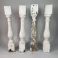 Balusters - 4 White Wood Balusters Reclaimed Spindles Porch Post House Trim A63 by The Old Grainery (Architectural, Candle...