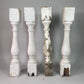 Balusters - 4 White Wood Balusters Reclaimed Spindles Porch Post House Trim A63 by The Old Grainery (Architectural, Candle...