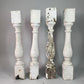 Balusters - 4 White Wood Balusters Reclaimed Spindles Porch Post House Trim A63 by The Old Grainery (Architectural, Candle...