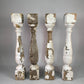 Balusters - 4 White Wood Balusters Reclaimed Spindles Porch Post House Trim A58 by The Old Grainery (Architectural, Candle...