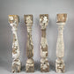 Balusters - 4 White Wood Balusters Reclaimed Spindles Porch Post House Trim A58 by The Old Grainery (Architectural, Candle...