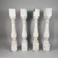 Balusters - 4 White Wood Balusters Reclaimed Spindles Porch Post House Trim A62 by The Old Grainery (Architectural, Candle...