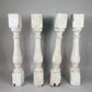 Balusters - 4 White Wood Balusters Reclaimed Spindles Porch Post House Trim A62 by The Old Grainery (Architectural, Candle...