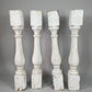 Balusters - 4 White Wood Balusters Reclaimed Spindles Porch Post House Trim A62 by The Old Grainery (Architectural, Candle...