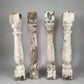 Balusters - 4 White Wood Balusters Reclaimed Spindles Porch Post House Trim A53 by The Old Grainery (Architectural, Carpen...