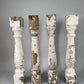 Balusters - 4 White Wood Balusters Reclaimed Spindles Porch Post House Trim A53 by The Old Grainery (Architectural, Carpen...