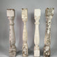 4 White Wood Balusters Reclaimed Spindles Porch Post House Trim A57