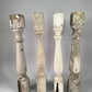 4 White Wood Balusters Reclaimed Spindles Porch Post House Trim A57
