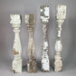 4 White Wood Balusters Reclaimed Spindles Porch Post House Trim A50