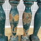 Balusters - 4 Vintage Green Wood Balusters, Reclaimed Spindles, Architectural Salvage, M by The Old Grainery (Architectura...