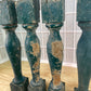 Balusters - 4 Vintage Green Wood Balusters, Reclaimed Spindles, Architectural Salvage, M by The Old Grainery (Architectura...