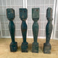 Balusters - 4 Vintage Green Wood Balusters, Reclaimed Spindles, Architectural Salvage, P by The Old Grainery (Architectura...