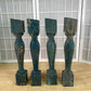 Balusters - 4 Vintage Green Wood Balusters, Reclaimed Spindles, Architectural Salvage, P by The Old Grainery (Architectura...