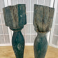 Balusters - 4 Vintage Green Wood Balusters, Reclaimed Spindles, Architectural Salvage, P by The Old Grainery (Architectura...