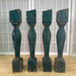 Balusters - 4 Vintage Green Wood Balusters, Reclaimed Spindles, Architectural Salvage, U by The Old Grainery (Architectura...