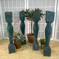 Balusters - 4 Vintage Green Wood Balusters, Reclaimed Spindles, Architectural Salvage, X by The Old Grainery (Architectura...