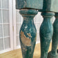 Balusters - 4 Vintage Green Wood Balusters, Reclaimed Spindles, Architectural Salvage, X by The Old Grainery (Architectura...