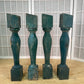 Balusters - 4 Vintage Green Wood Balusters, Reclaimed Spindles, Architectural Salvage, X by The Old Grainery (Architectura...