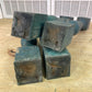 Balusters - 4 Vintage Green Wood Balusters, Reclaimed Spindles, Architectural Salvage, X by The Old Grainery (Architectura...