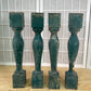 Balusters - 4 Vintage Green Wood Balusters, Reclaimed Spindles, Architectural Salvage, S by The Old Grainery (Architectura...