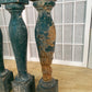 Balusters - 4 Vintage Green Wood Balusters, Reclaimed Spindles, Architectural Salvage, S by The Old Grainery (Architectura...