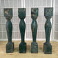 Balusters - 4 Vintage Green Wood Balusters, Reclaimed Spindles, Architectural Salvage, Z by The Old Grainery (Architectura...