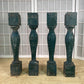 Balusters - 4 Vintage Green Wood Balusters, Reclaimed Spindles, Architectural Salvage, Z by The Old Grainery (Architectura...