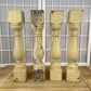 Balusters - 4 Rustic Cream Wood Balusters Architectural Salvage Spindles Porch Trim, E by The Old Grainery (art and craft,...