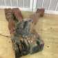 Balusters - 3 Rustic Red Wood Balusters Architectural Salvage Spindles Porch Trim A35 by The Old Grainery (Architectural,...