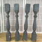 Balusters - 4 Vintage Gray Wood Balusters, Reclaimed Spindles, Architectural Salvage, A by The Old Grainery (Architectural...