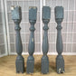 Balusters - 4 Vintage Gray Wood Balusters, Reclaimed Spindles, Architectural Salvage, B by The Old Grainery (Architectural...