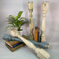 Balusters - 4 Vintage Painted Wood Balusters Architectural Salvage Spindles Porch Trim, A29 by The Old Grainery (art and c...