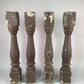 Balusters - 4 Vintage Painted Wood Balusters Architectural Salvage Spindles Porch Trim, Q by The Old Grainery (Architectur...
