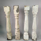 Balusters - 4 White Wood Balusters Reclaimed Spindles Porch Post House Trim, A31A by The Old Grainery (baluster, chippy pa...