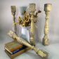 Balusters - 4 Vintage Yellow Wood Balusters, Reclaimed Spindles, Architectural Salvage, A27 by The Old Grainery (Decorativ...