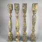 Balusters - 4 Vintage Yellow Wood Balusters, Reclaimed Spindles, Architectural Salvage, A27 by The Old Grainery (Decorativ...