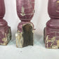 Balusters - 4 Vintage Burgundy Wood Balusters, Reclaimed Spindles, Architectural Salvage, P by The Old Grainery (Architect...